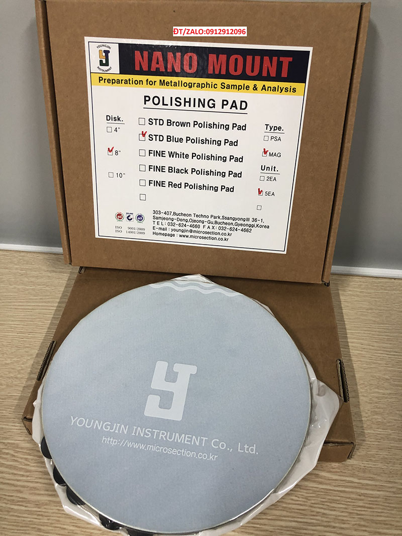 8" Mag-STD Blue Polishing Pad